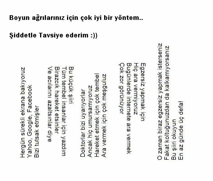 Egzersiz Şiiri