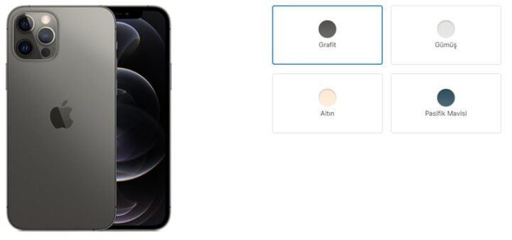 iPhone 12 Pro Renk Seçenekleri