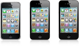 iPhone 3GS, iPhone 4, iPhone 4S