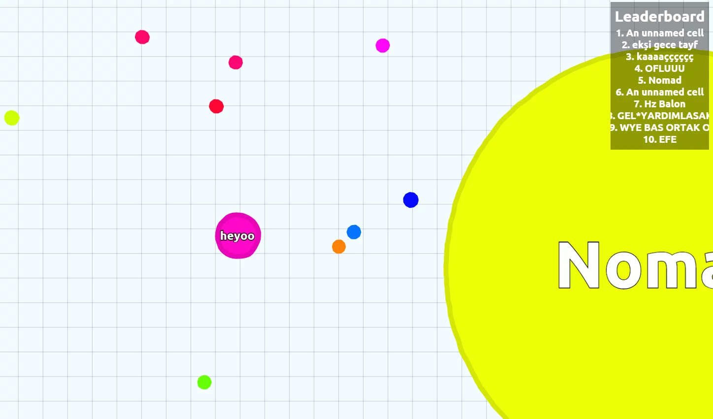 agar.io ekran